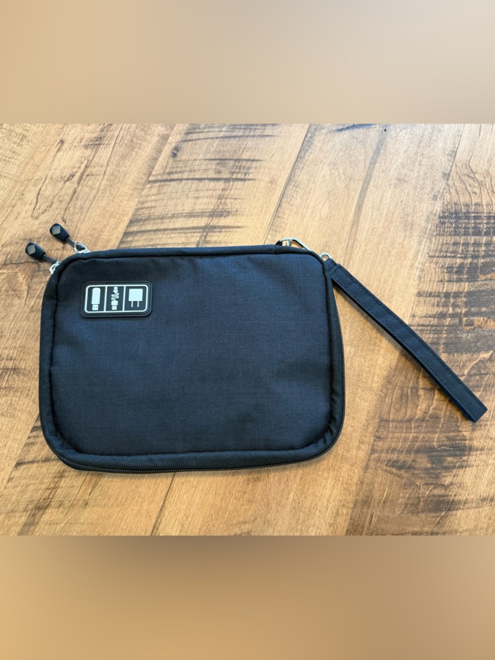 Black Travel Cable Organizer